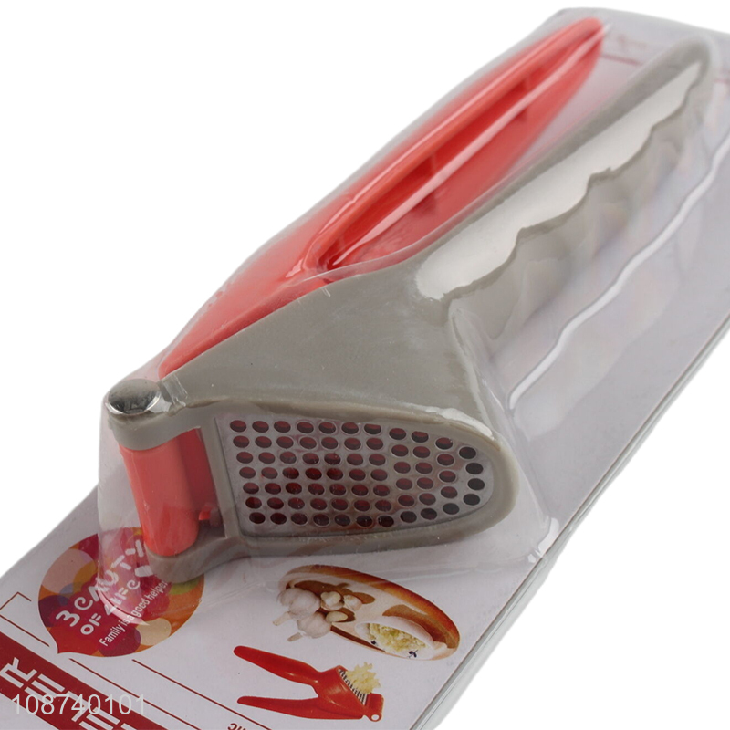Best price plastic kitchen gadget garlic press garlic tool for sale