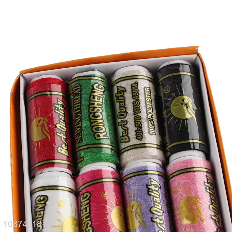 Wholesale 200yard polyester sewing threads household hand sewing supplies