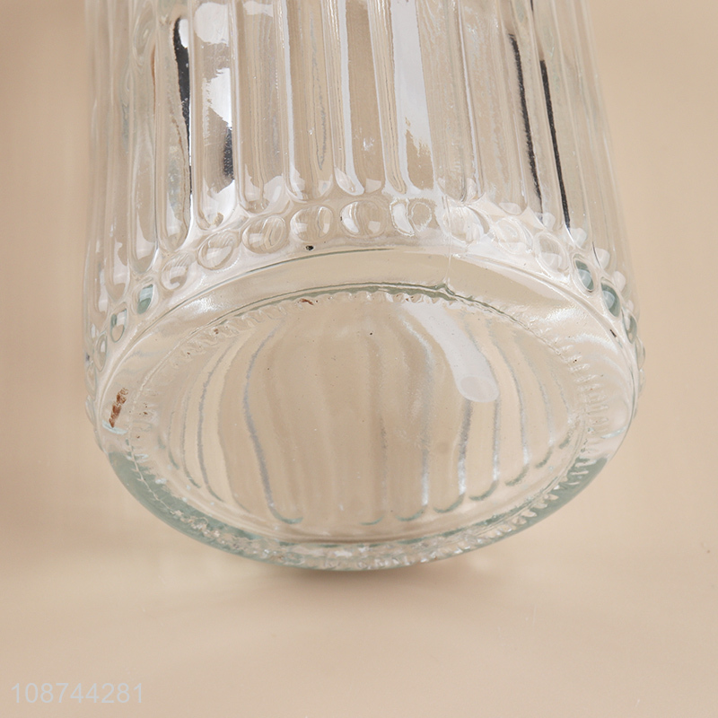 Hot selling clear glass liquid soap dispenser bottle for bathroom