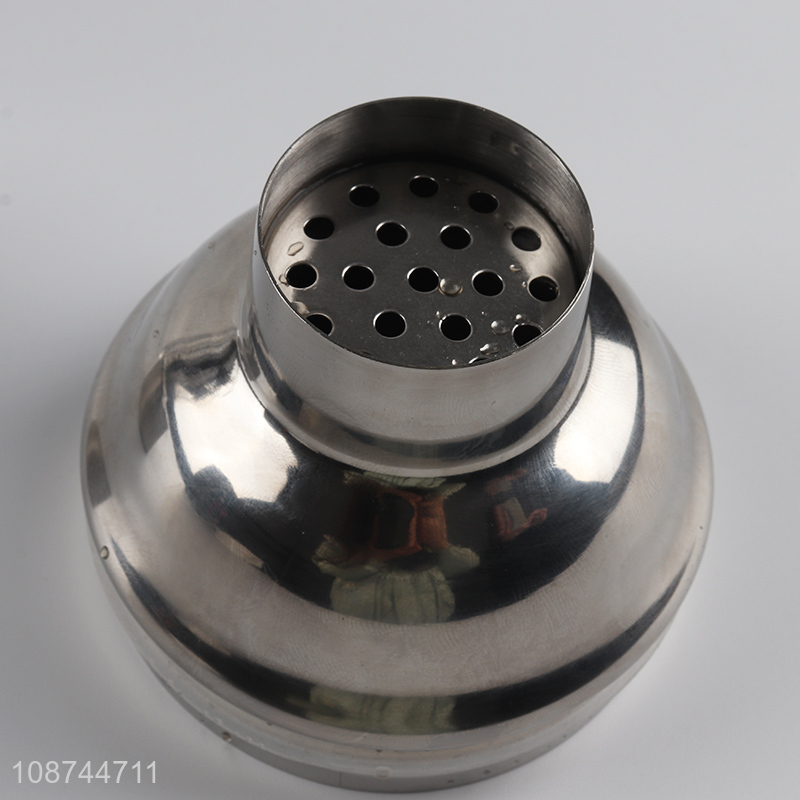 China factory stainless steel lid mixing glass tool cocktail shaker