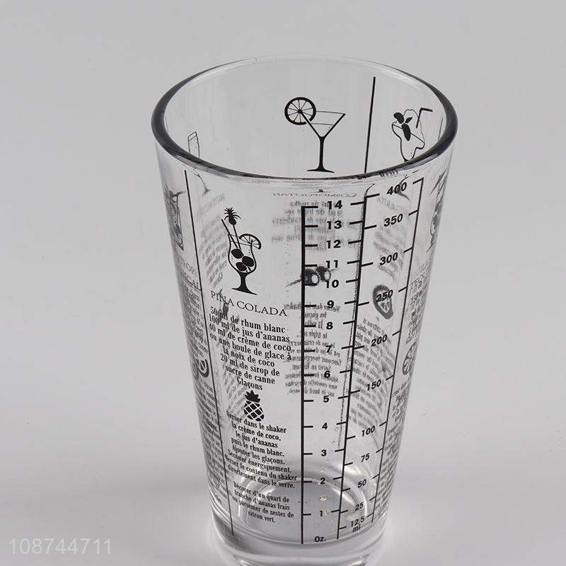 China factory stainless steel lid mixing glass tool cocktail shaker