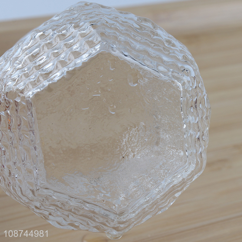 New design colored handle glass teacup coffee mug glass drinkware