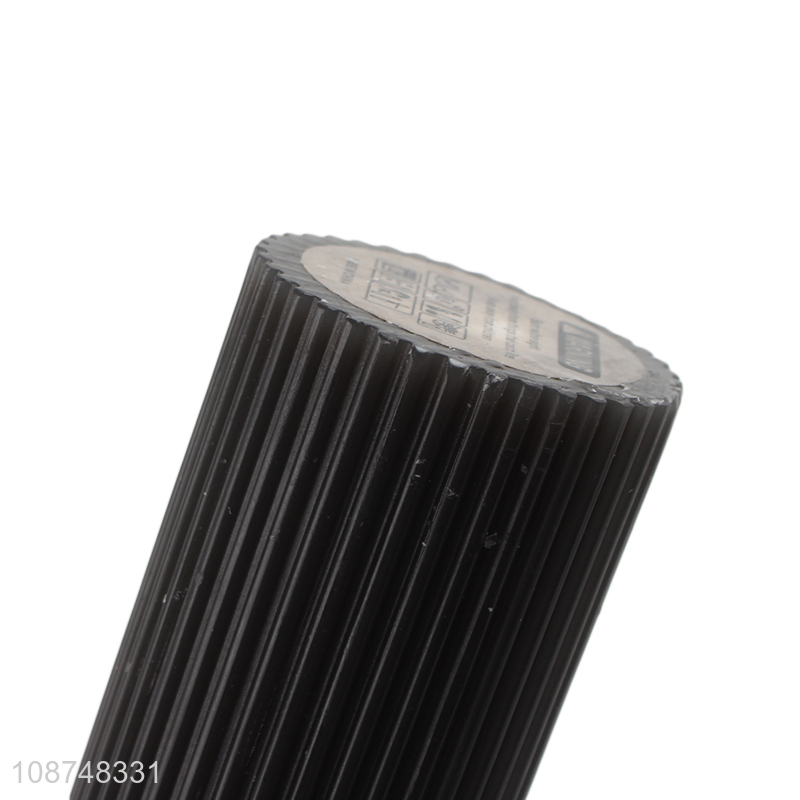 Wholesale ribbed pillar scented candle fragrance candle for yoga