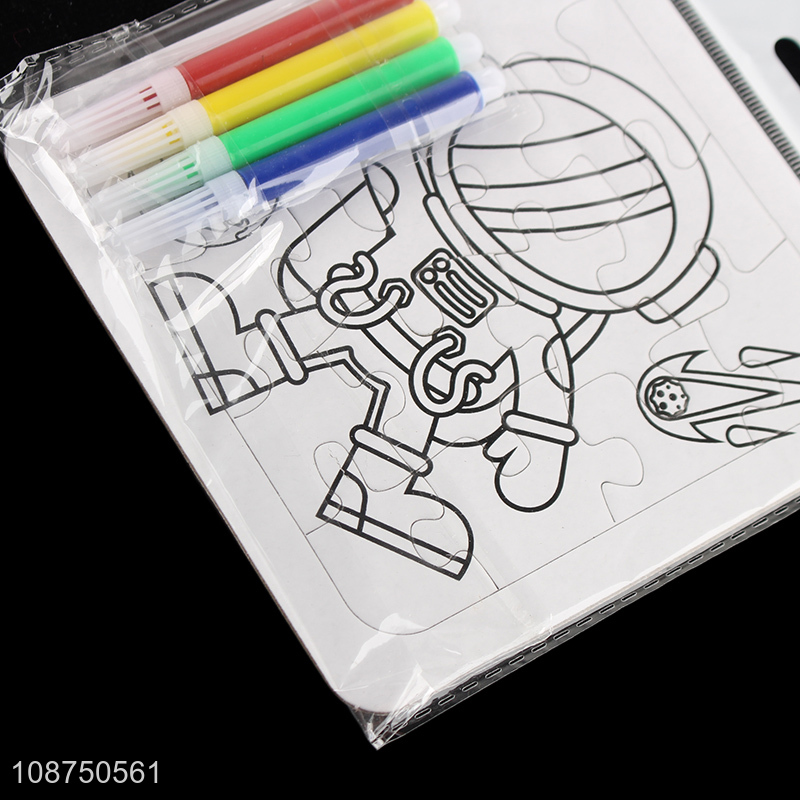 China Imports DIY Coloring Spaceman Jigsaw Puzzle Toy