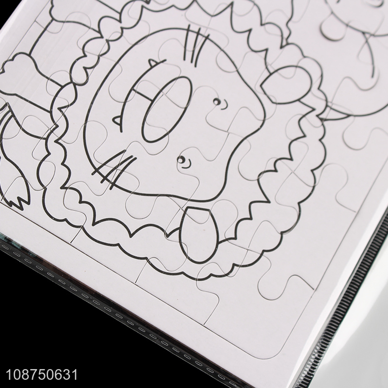 Hot Selling DIY Painting Jungle Animal Jigsaw Puzzle Toy