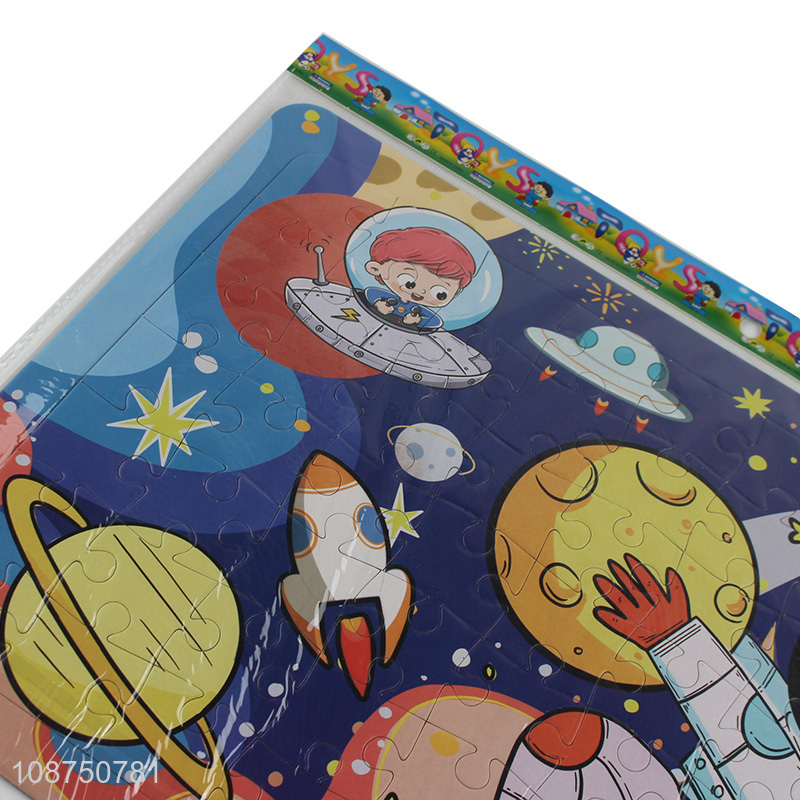 Factory Supply DIY Coloring Spaceman Jigsaw Puzzle Toy