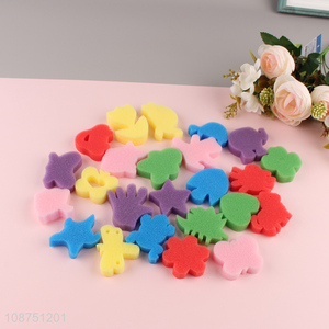 Hot selling creative kid sponge <em>paint</em> <em>brush</em> children painting toys