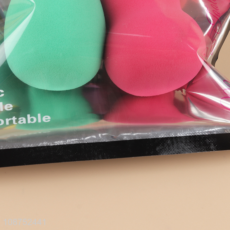 Top quality multicolor soft powder puff cosmetic sponge for sale