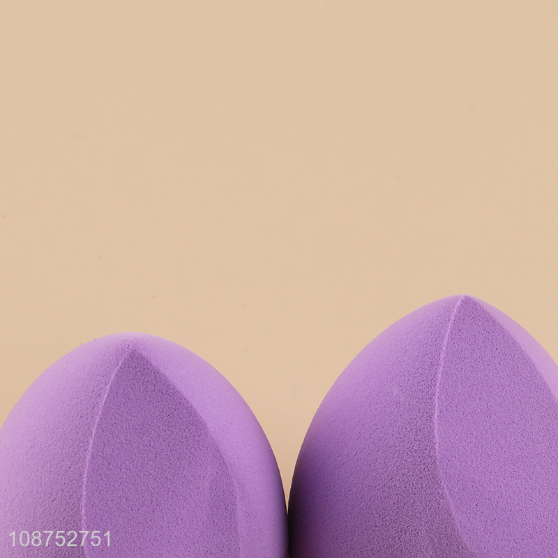 Hot sale purple soft reusable makeup sponge beauty blender
