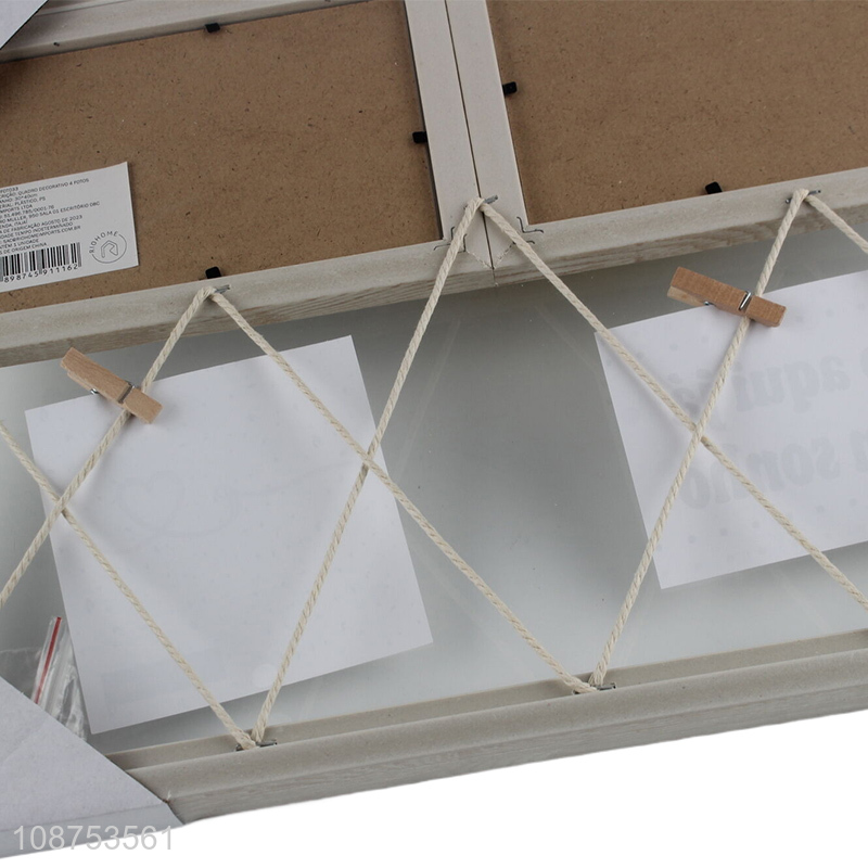 Yiwu market rectangle wall decoration hanging photo frame for family