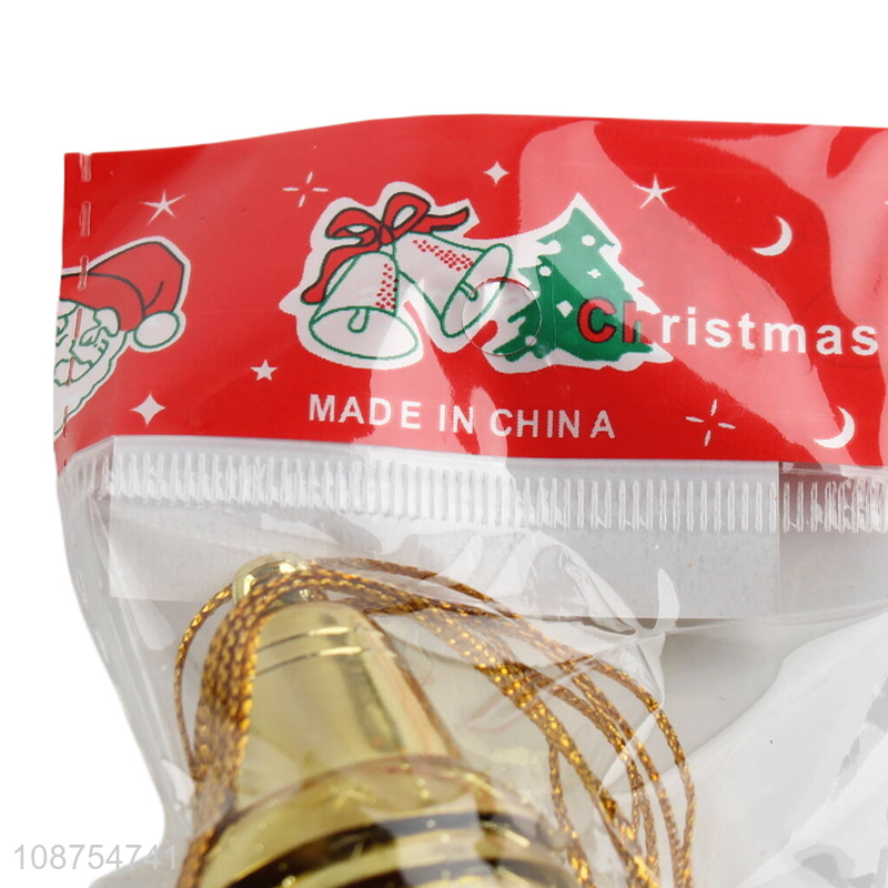 Promotional Christmas tree hanging decoration Christmas bell ornaments