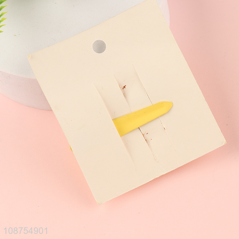 Wholesale cute sunflower hair clips floral alligator harpins for girls