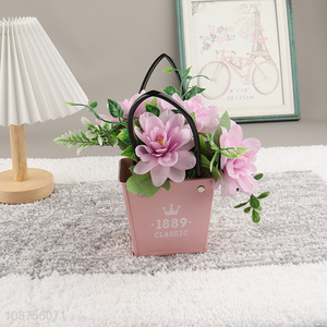 New arrival artificial potted flower home office table centerpieces