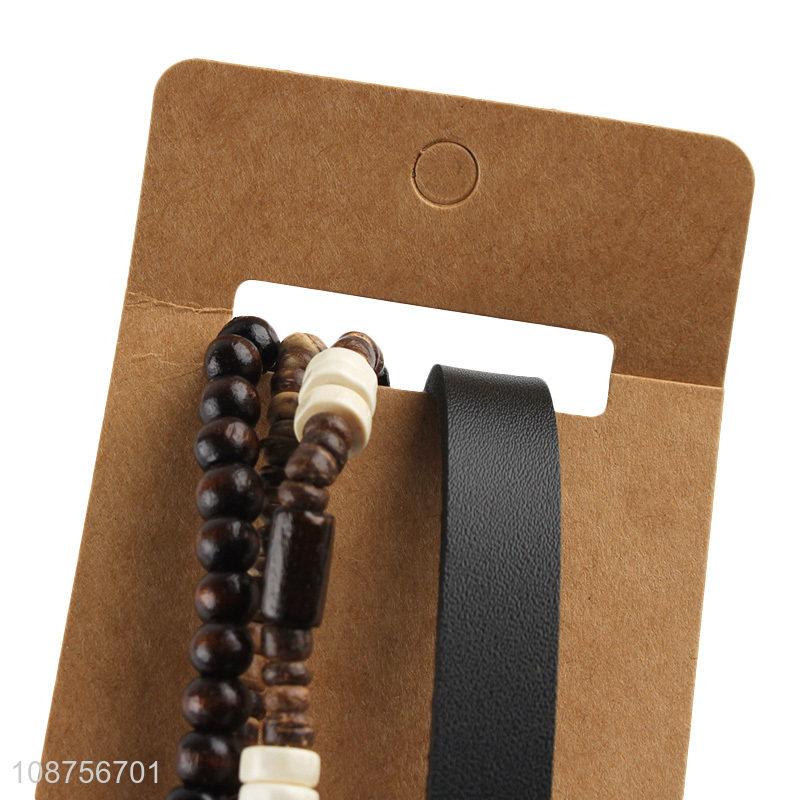 Top selling handmade woven beaded men women bracelet wholesale