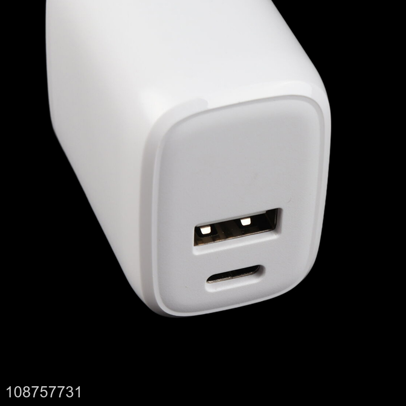 Top products dual port USB+TYPE-C mobile phone charger power adapter