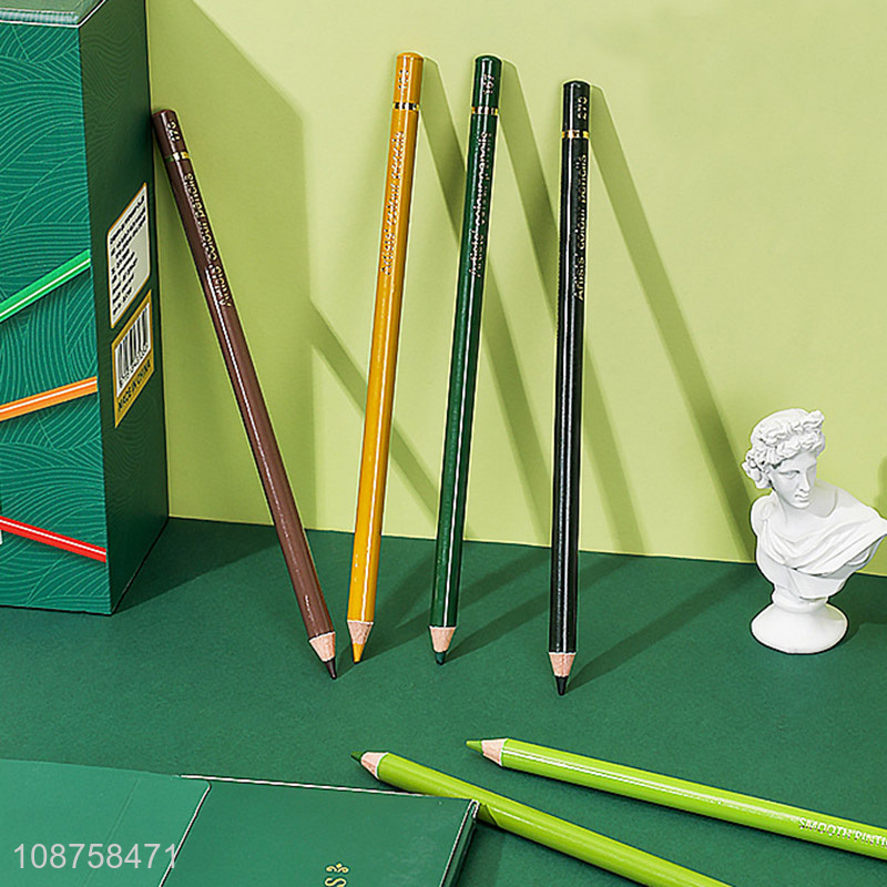 Wholesale 120 colors advanced colored pencils for drawing coloring