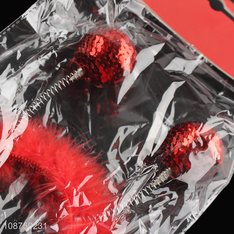 Hot sale martian antenna headband Halloween cosplay costume accessories