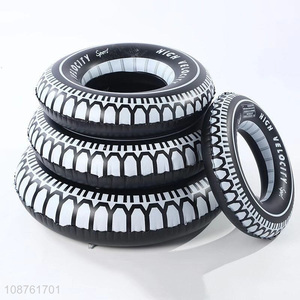 Hot products tire swim ring inflatable swim circle for adult kids