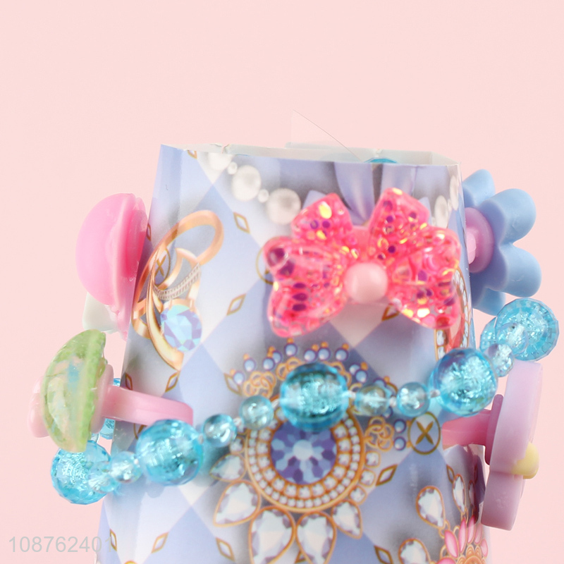 Online wholesale girls beauty toy jewelry set with ice cream case