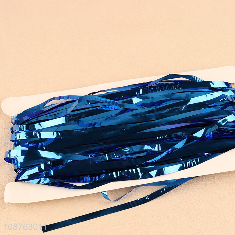 Yiwu market colored party decoration foil fringe curtain