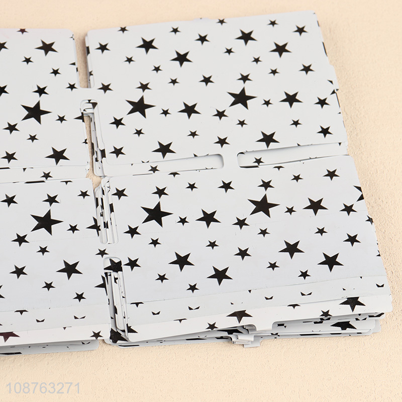 Top sale square star pattern foil fringe curtain for party decoration