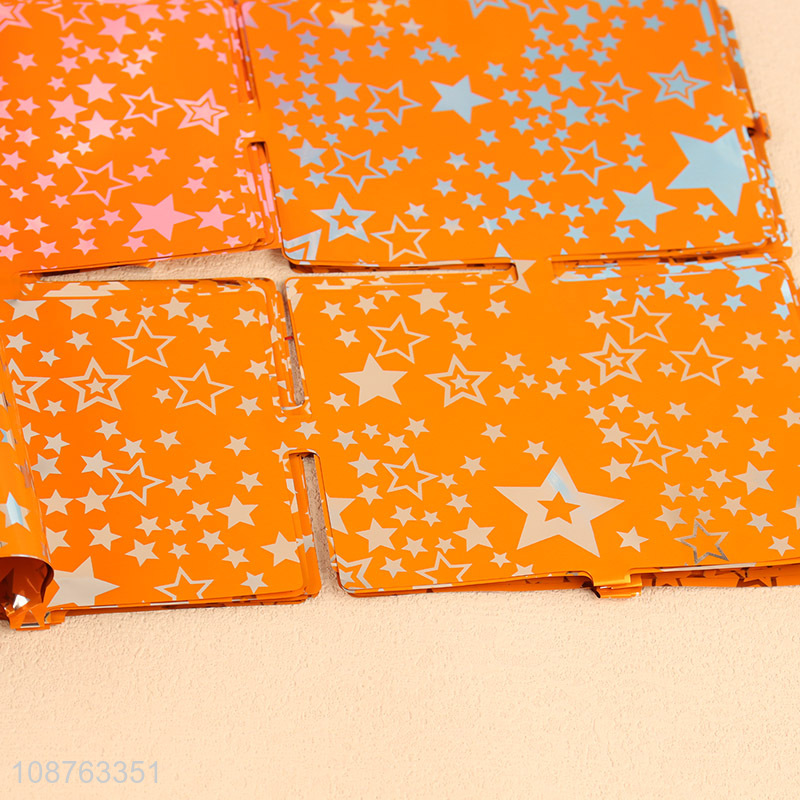 China products star pattern square foil fringe curtain for party decoration