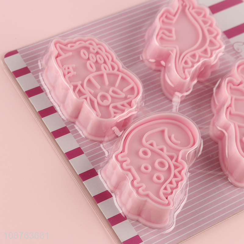 China supplier non-stick dinosaur shaped cake mould cookies mold