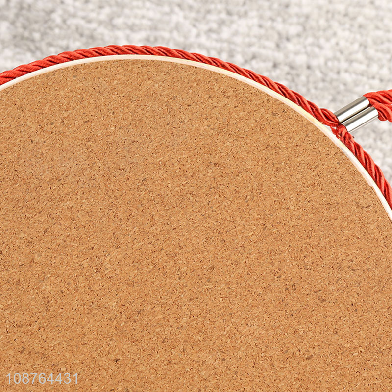 High quality Christmas ceramic coaster with cork