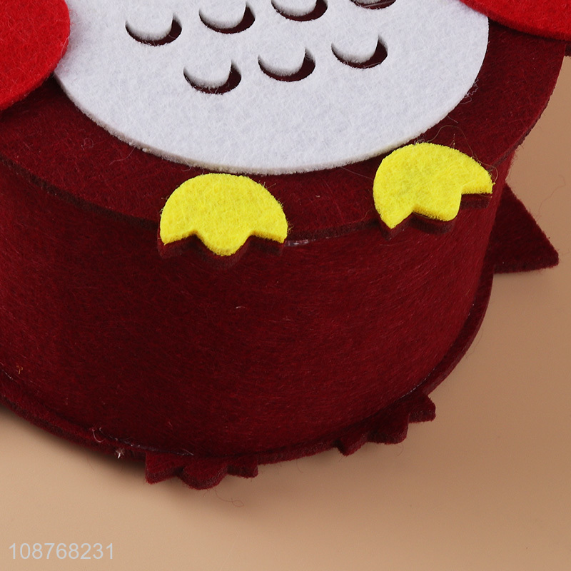Good price felt cloth christmas basket