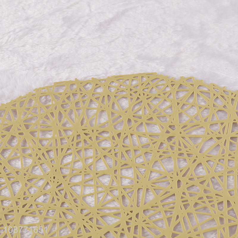 Good quality hollow out non-slip placemats