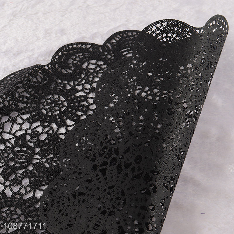 Factory price pressed vinyl non-slip placemat