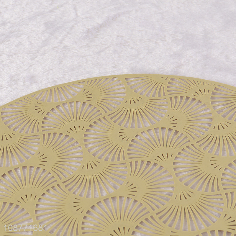 New product waterproof hollow plastic placemat