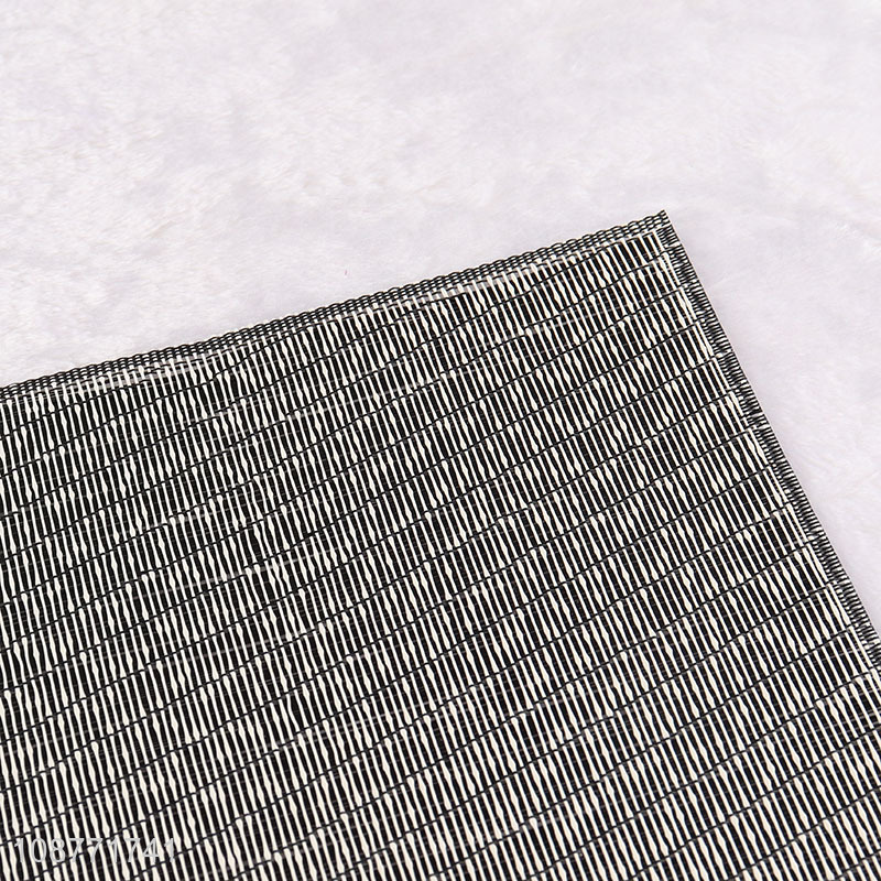 Hot selling non-slip woven plastic placemat