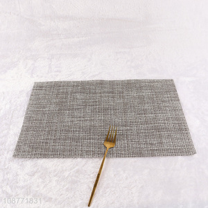 New arrival plastic woven washable placemats