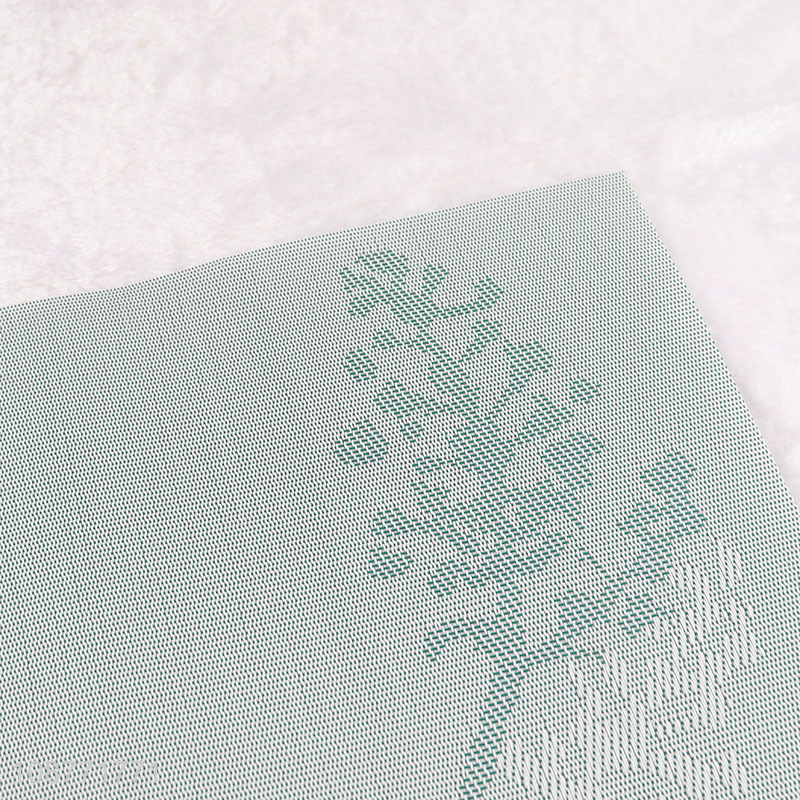 High quality woven plastic placemat table mat
