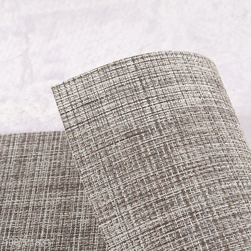 New arrival plastic woven washable placemats