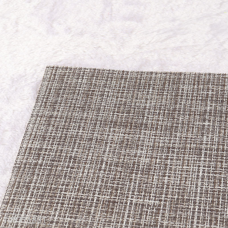 New arrival plastic woven washable placemats
