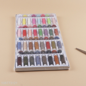 Good price multicolor sewing threads set