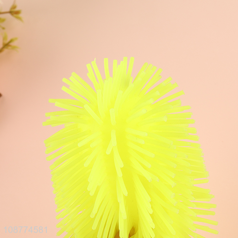 New product led puffer ball caterpillar light up toy