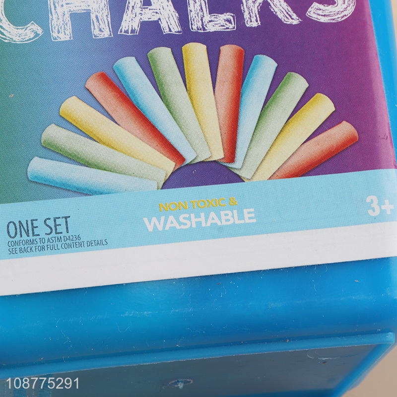 Hot sale 12pcs sidewalk chalk set wholesale