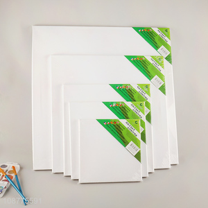 Factory price blank canvas boards for acrylic oil painting