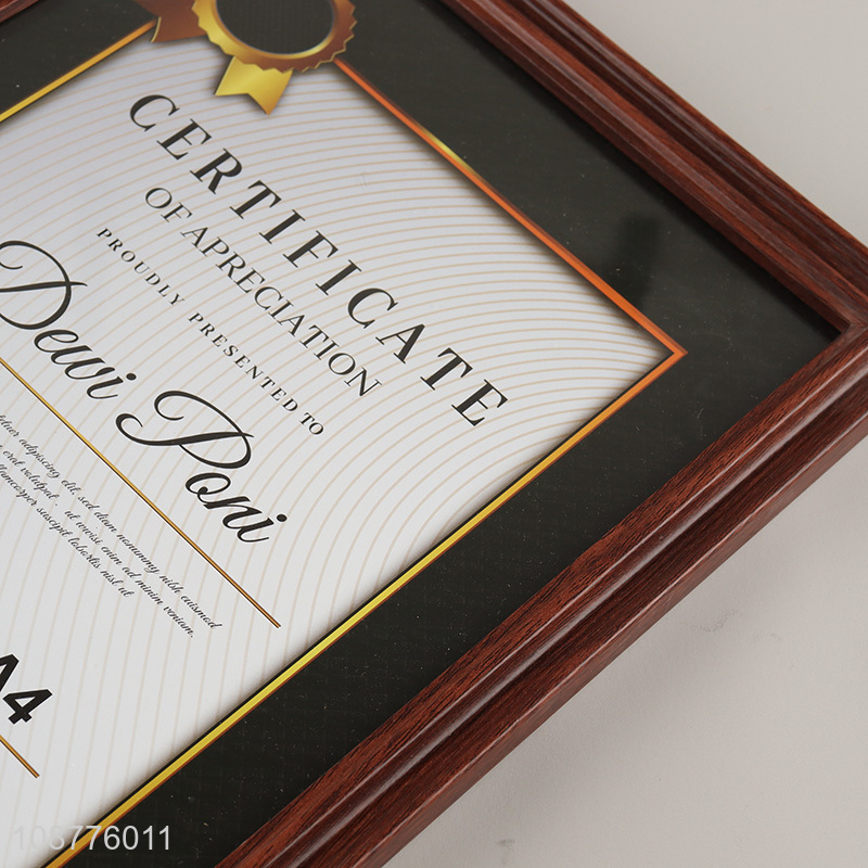 China imports A4 wooden picture frame for tabletop