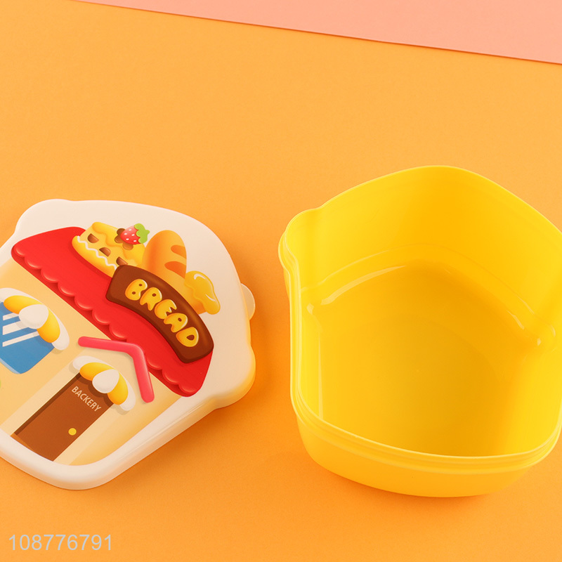 Wholesale 4 pieces plastic house shape food storage containers