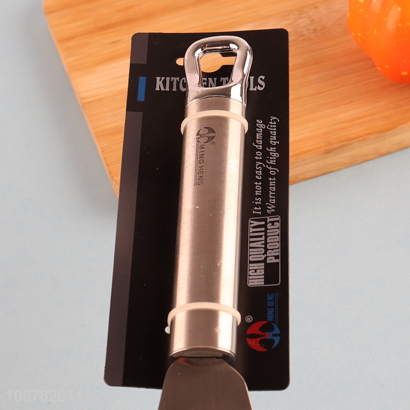 Most popular stainless steel slotted cooking spatula