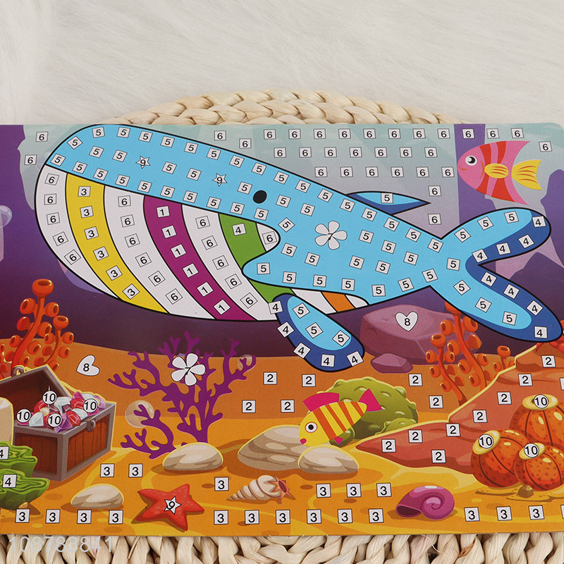 China Imports Kids Mosaic Sticker Art Kit Sticky Art Craft
