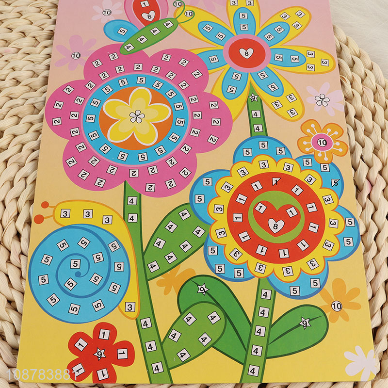 Good Quality Kids Mosaic Sticker Art Kit Sticky Art Craft