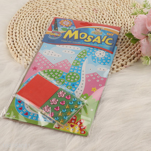 High Quality Kids Mosaic Sticker Art Kit Sticky Art Craft