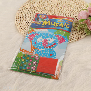 Factory Supply Kids Mosaic Sticker Art Kit Sticky Art Craft