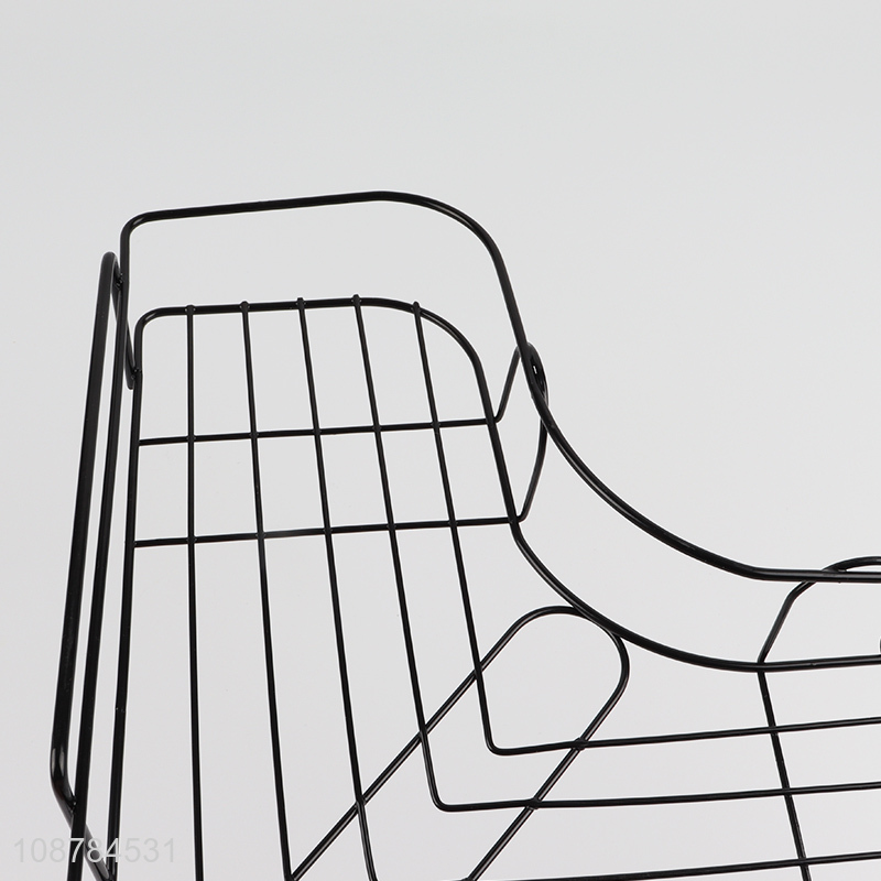 Factory price metal wire bathroom corner shelf shower caddy