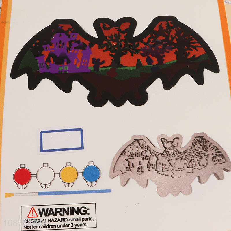 Most Popular 3D Layered Halloween Wooden Painting Kit For Kids